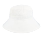 Diamond Crest Sun Hat White Bucket