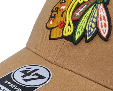 Colorado Rockies Throwback NHL '47 Carhartt Mens Brown MVP Adjustable Hat  Cap