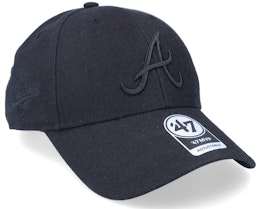 Atlanta Braves MLB Sure Shot MVP Black Adjustable - 47 Brand