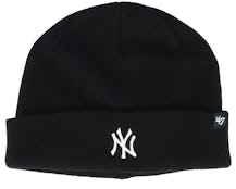 New York Yankees MLB Randle Black Short Beanie - 47 Brand