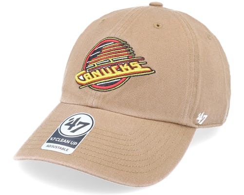  '47 Men's Vancouver Canucks Vintage Johnny Canuck Logo Clean  Up Adjustable Hat - One Size : Sports & Outdoors
