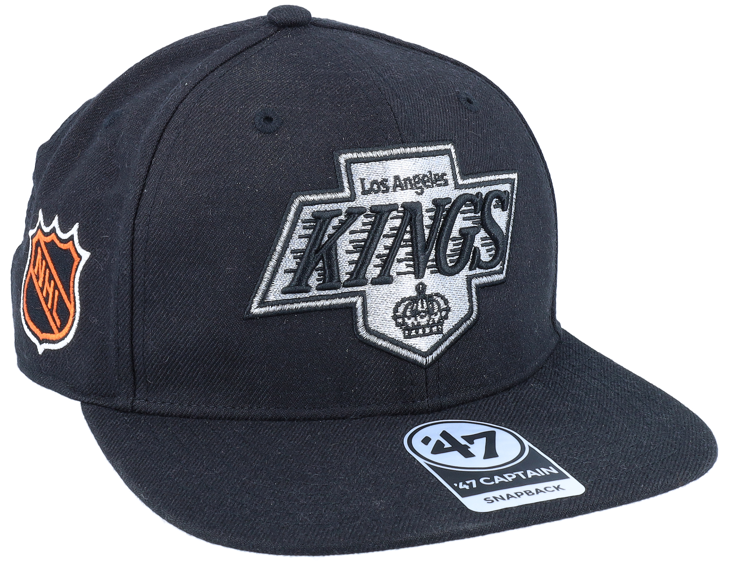 47Brand Atlanta Flames Vintage Black Nantasket Captain Snapback Hat, 47  BRAND HATS, CAPS