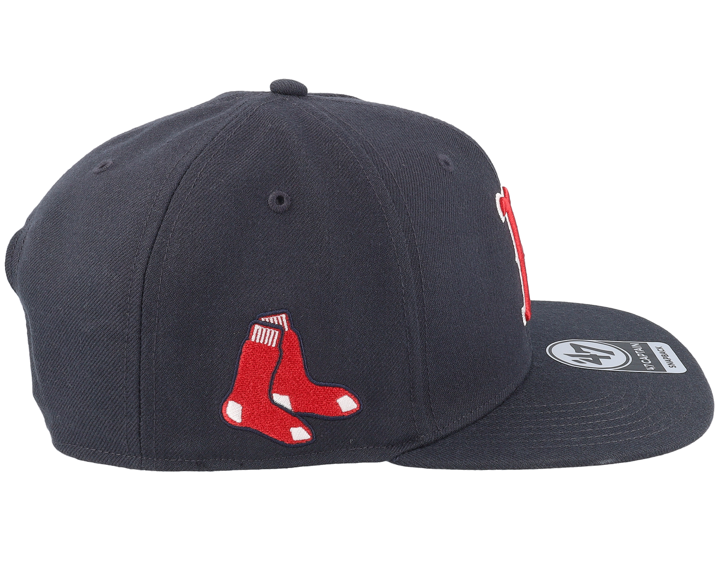 Boston Red Sox MLB Sure Shot Captain Navy Snapback