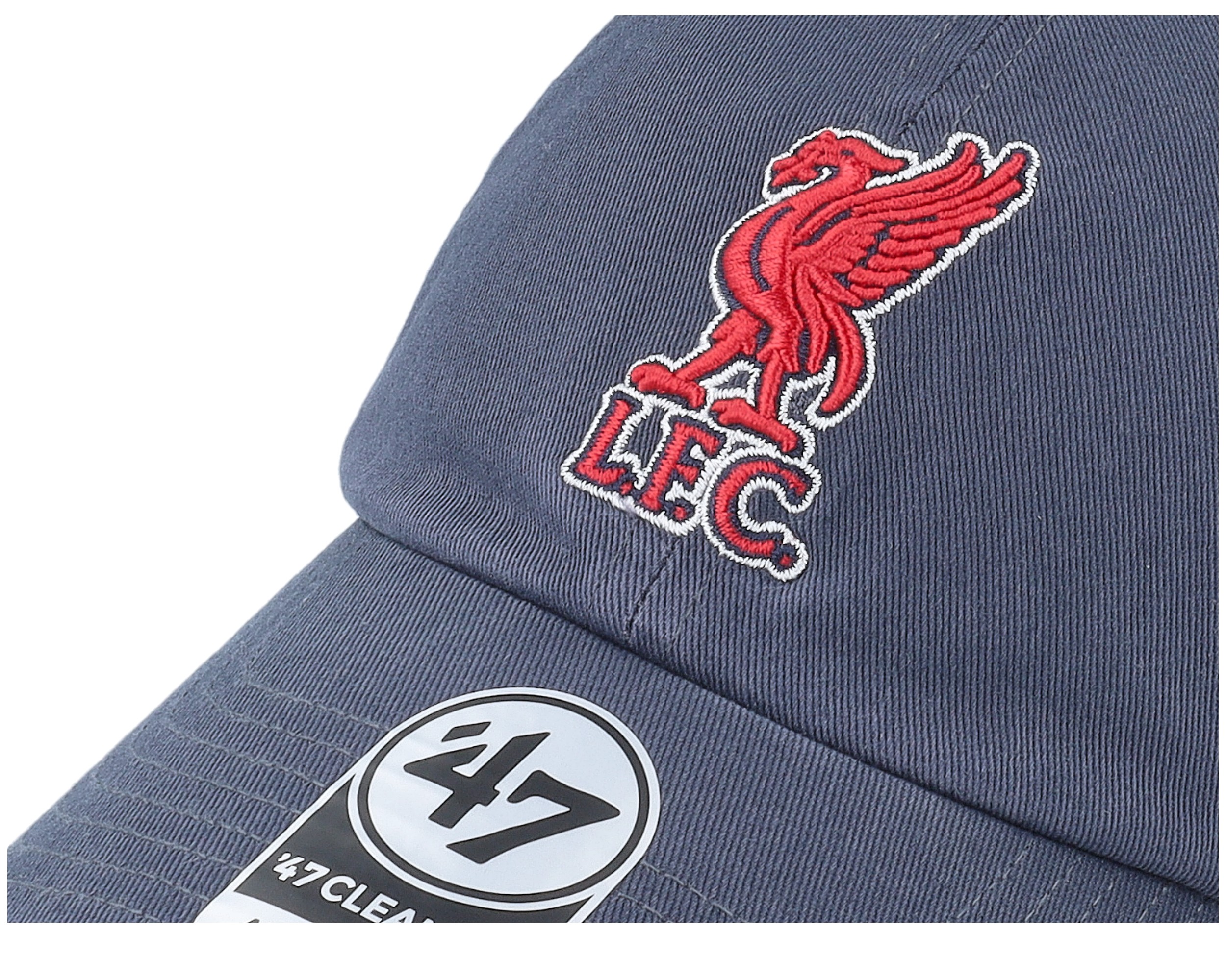 新作【47 Brand】Liverpool FC Baserunner '47 Clean Up Navy Liverpool Clean Up Base Runner Black/Red Adjustable - 47