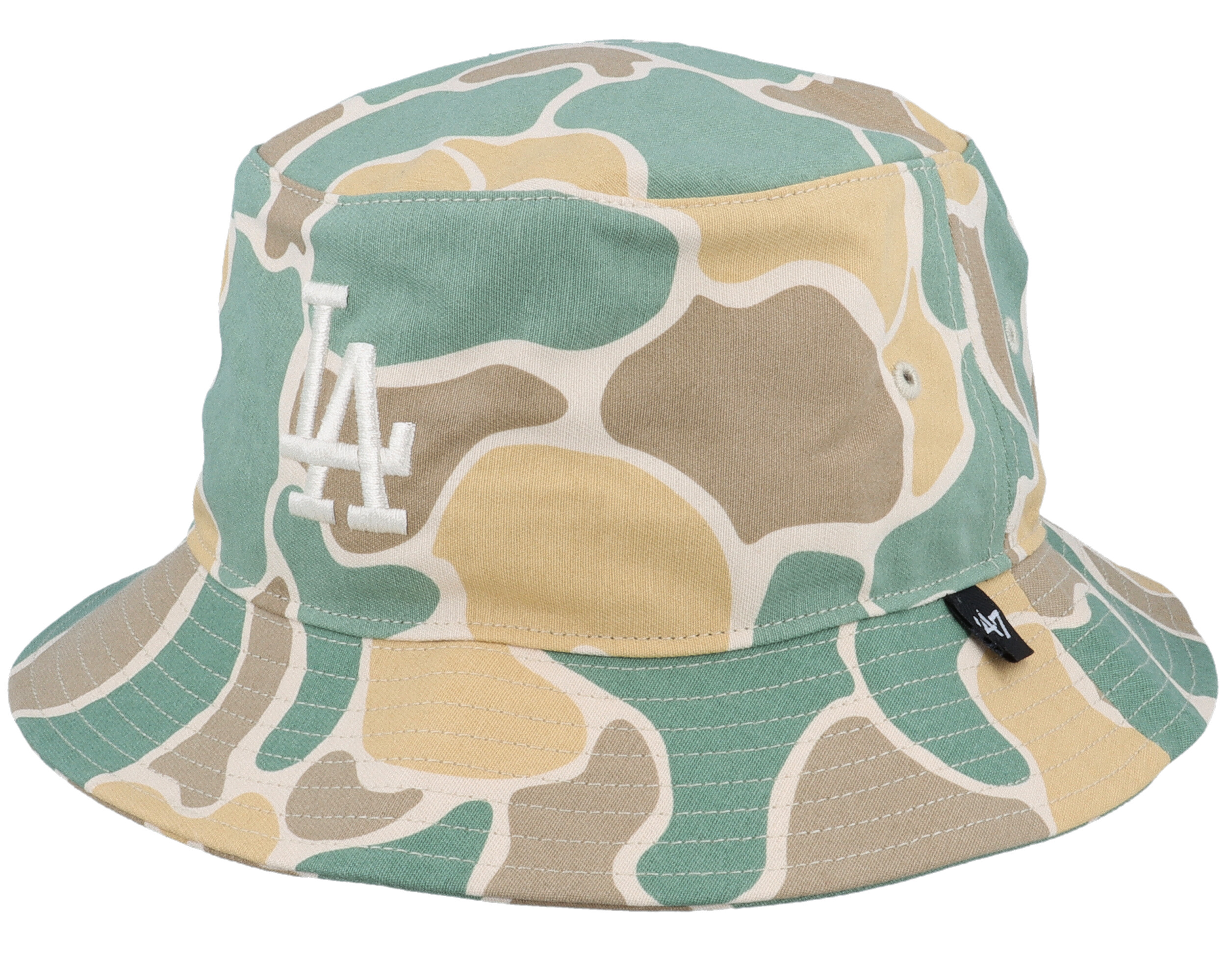 Los Angeles Dodgers MLB Duck Camo Bucket - 47 Brand hat