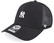New York Yankees MLB Base Runner Mesh Mvp Black Trucker - 47 Brand