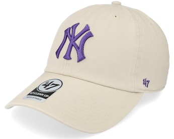 New York Yankees Clean Up Bone Dad/Purple Cap