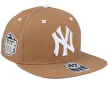 Hatstore Exclusive x New York Yankees Stadium Camel/White Snapback - 47 Brand
