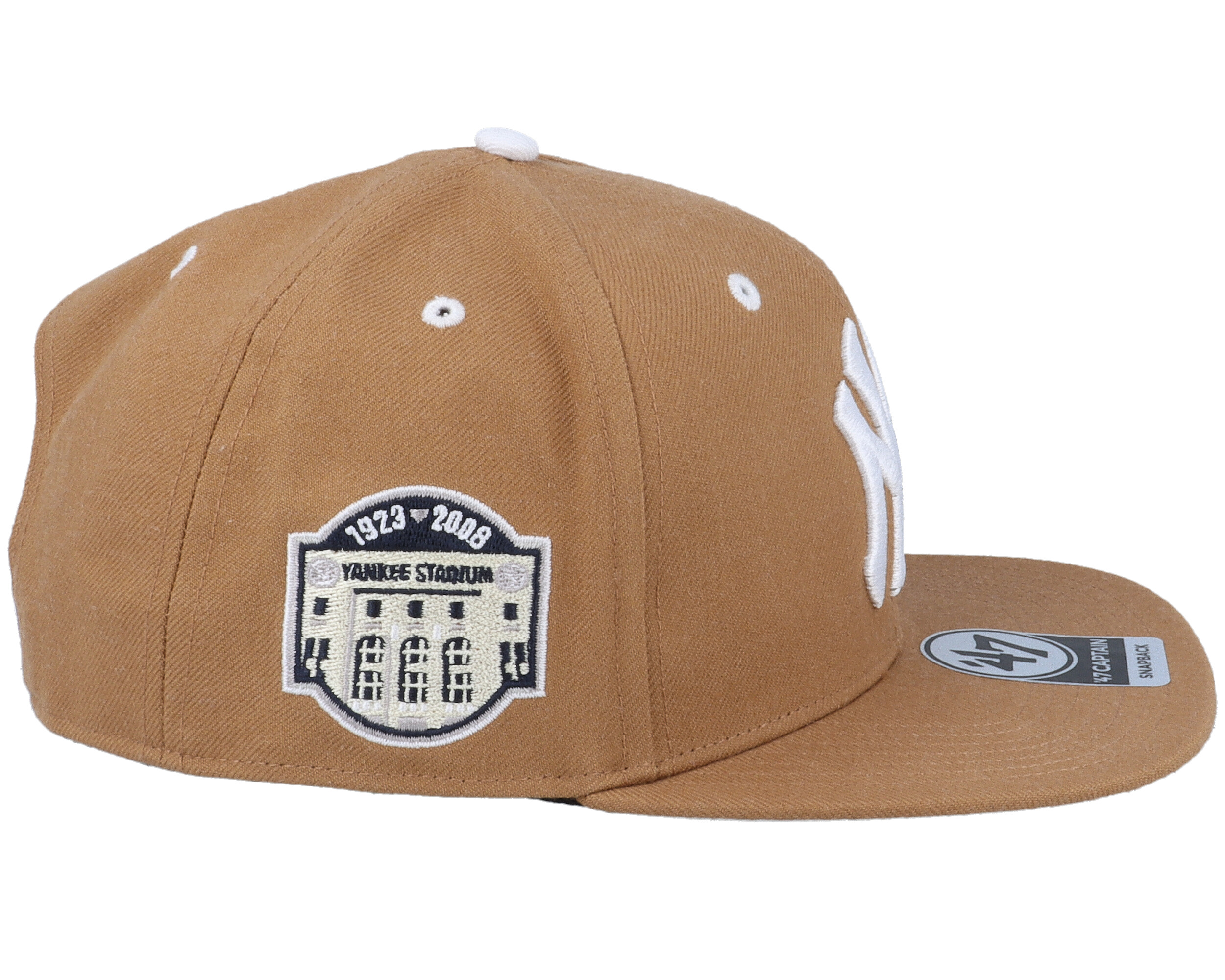 Hatstore Exclusive x New York Yankees Stadium Camel/White Snapback