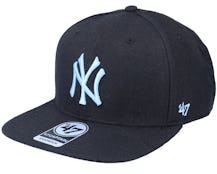 New York Yankees MLB Ballpark Captain Black Snapback - 47 Brand