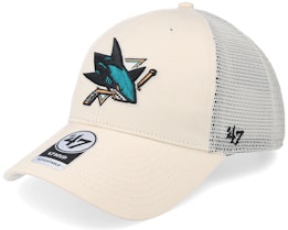 San Jose Sharks NHL Branson MVP Natural Trucker - 47 Brand