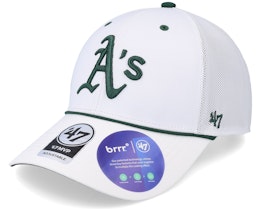 Oakland Athletics MLB Mesh Pop Mvp White Trucker - 47 Brand