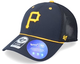 Pittsburgh Pirates MLB Brrr Mesh Pop MVP Black Trucker - 47 Brand