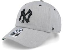 New York Yankees MLB Vintage Full Count Clean Up Grey Dad Cap - 47 Brand