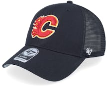 Calgary Flames NHL Branson 47 MVP Black Trucker - 47 Brand