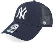 New York Yankees Branson Mvp Navy/White Trucker