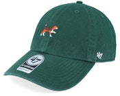 Dog Base Runner Icon 47 Clean Up Dark Green Dad Cap