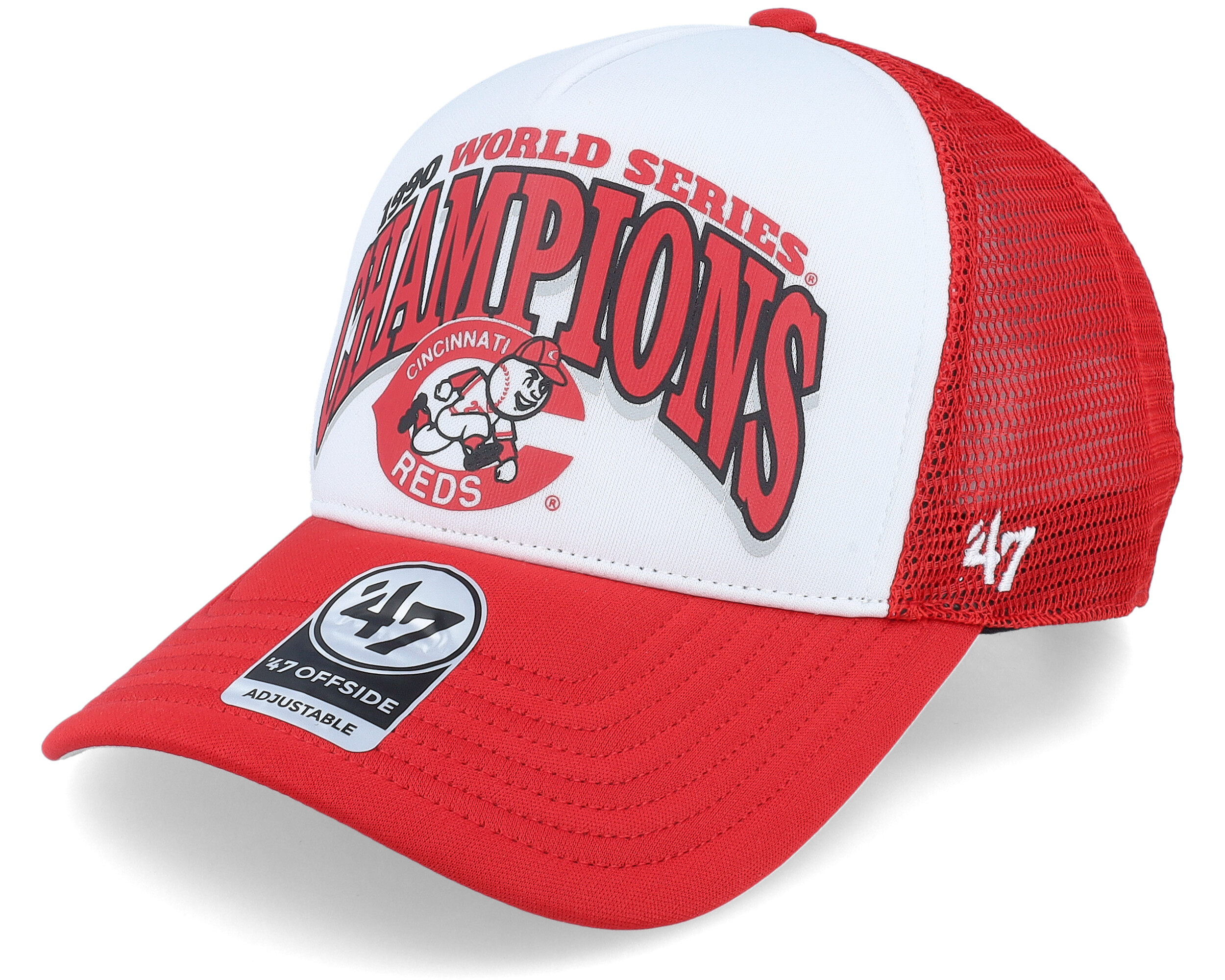 47 Brand / Men's Cincinnati Reds Gray Flyout Adjustable Hat