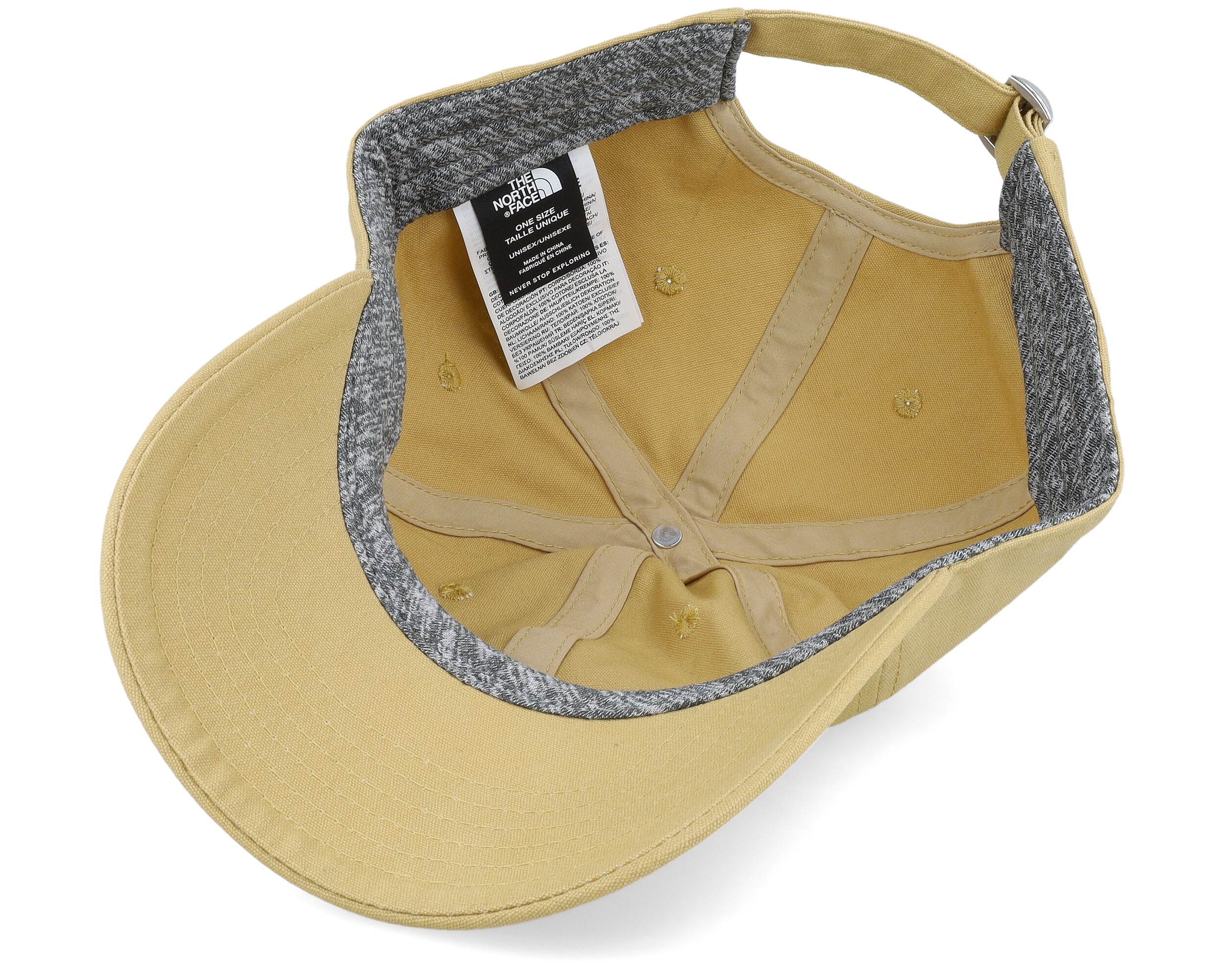 Washed Norm Hat Khaki Stone Dad Cap - The North Face