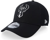 Hatstore Exclusive x Milwaukee Bucks 39THIRTY Mesh Black Flexfit