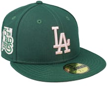 Los Angeles Dodgers 59FIFTY Dark Green & Pink Undervisor - New Era