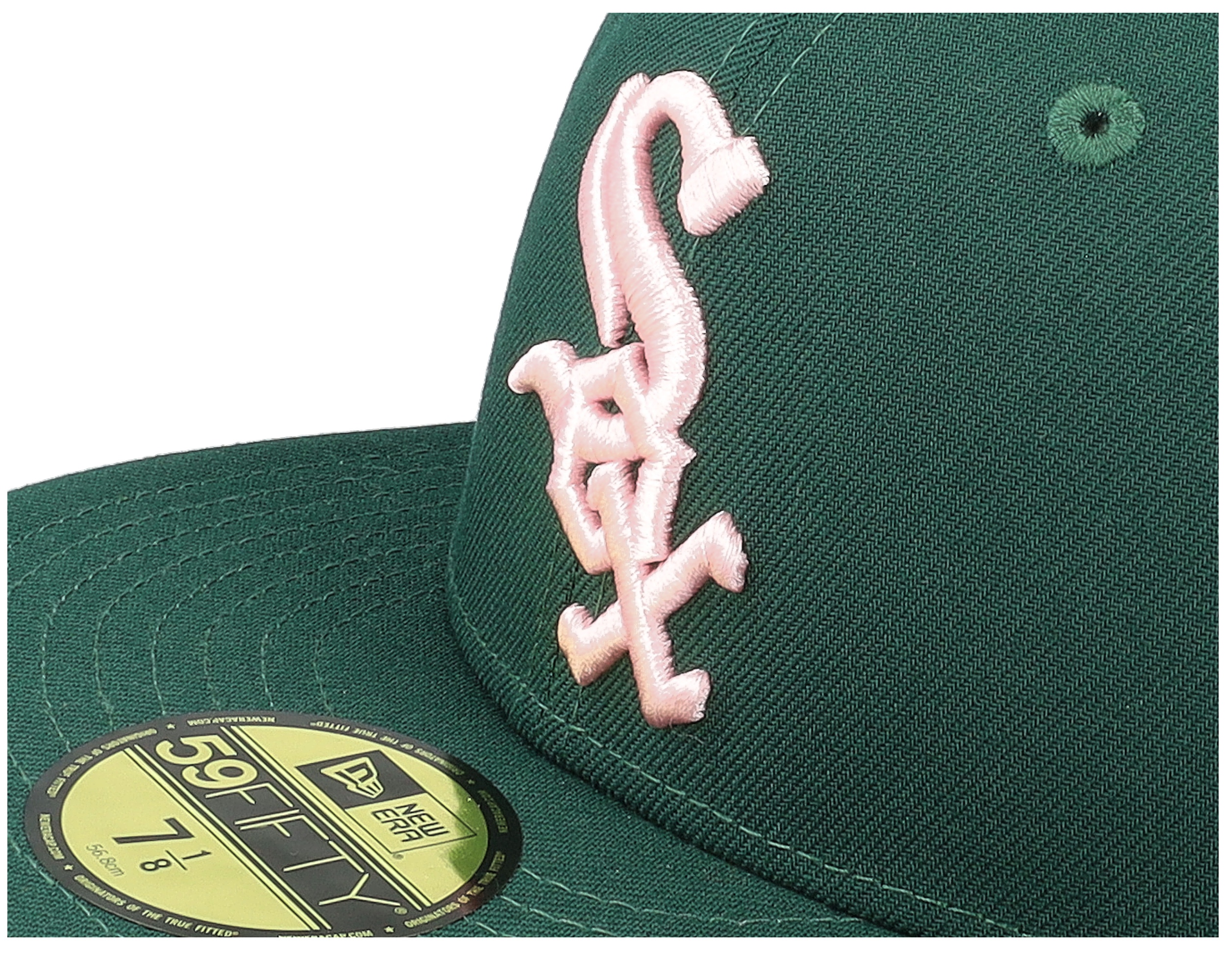 New Era 59Fifty Chicago White Sox Fitted Hat Size 7 5/8 hotsell Green UV Corduroy Brim