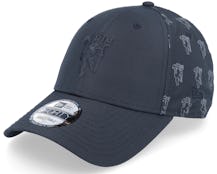 Manchester United All Over Print 9FORTY Black Adjustable - New Era