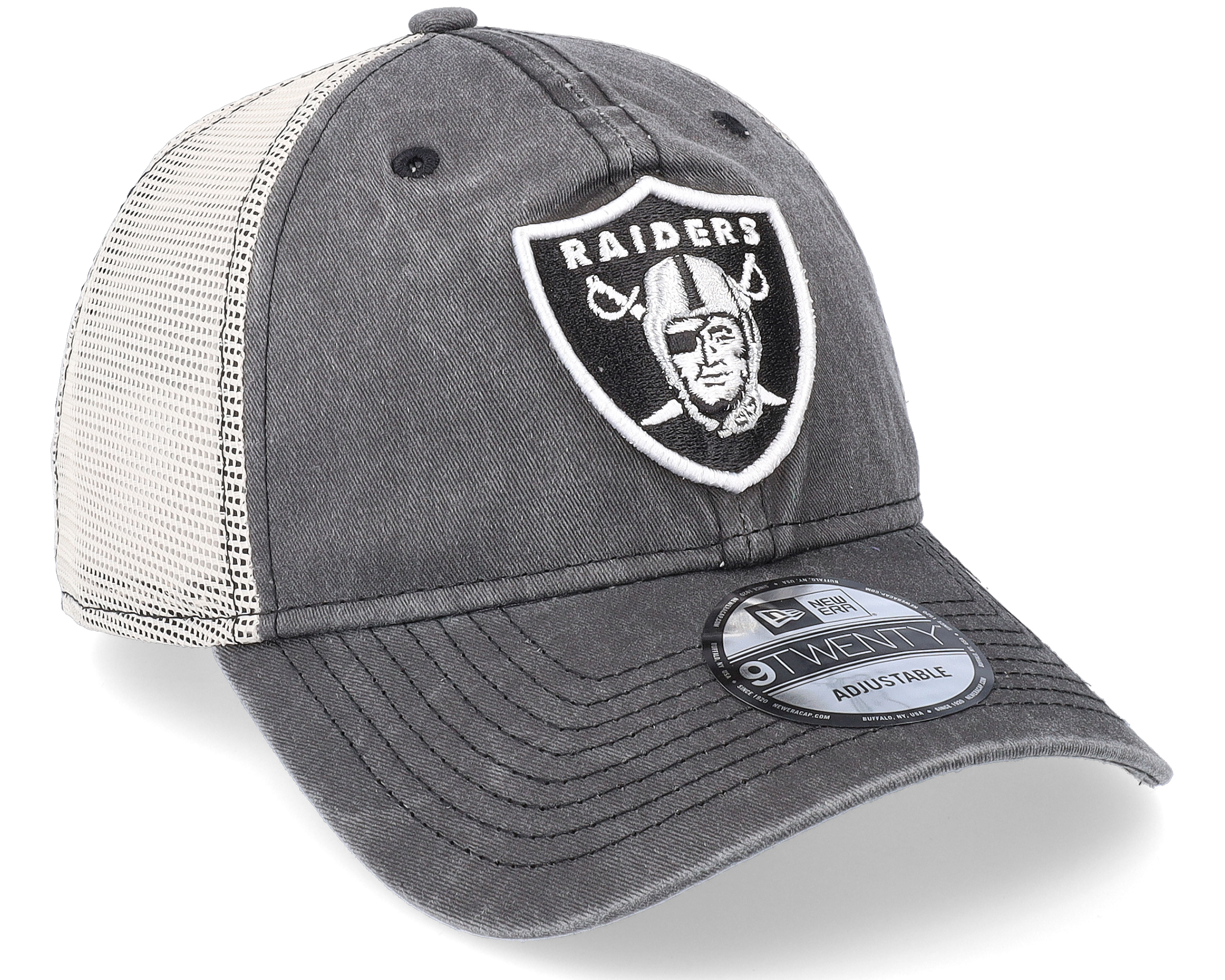 New Era 9TWENTY Washed Basic Trucker – Night Black