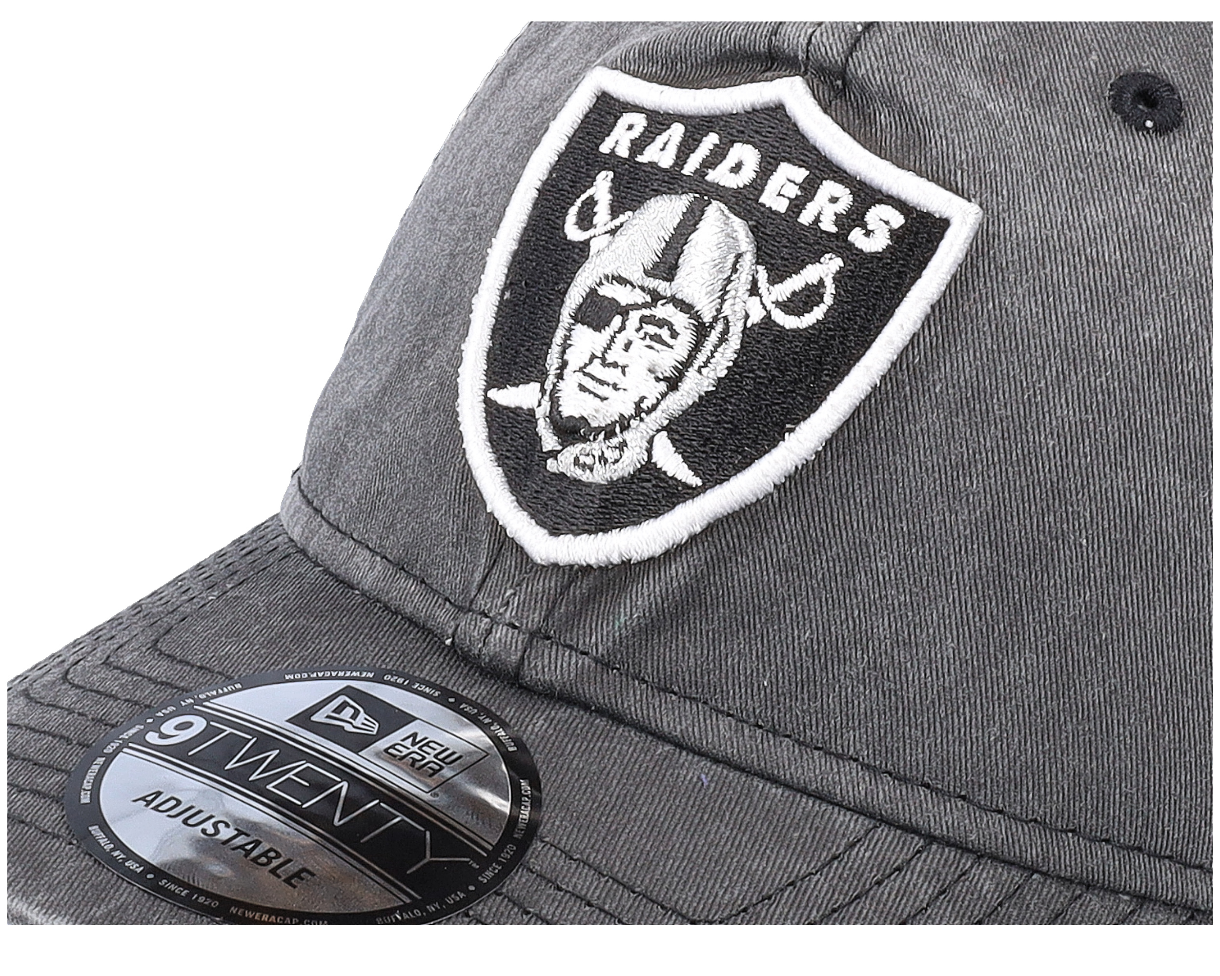 Las Vegas Raiders 9TWENTY Washed D1 Black Trucker - New Era