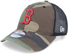 Boston Red Sox 9TWENTY Camo/Black Basic Trucker - New Era