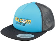 Caiden Hat Blue Drift Trucker - Volcom