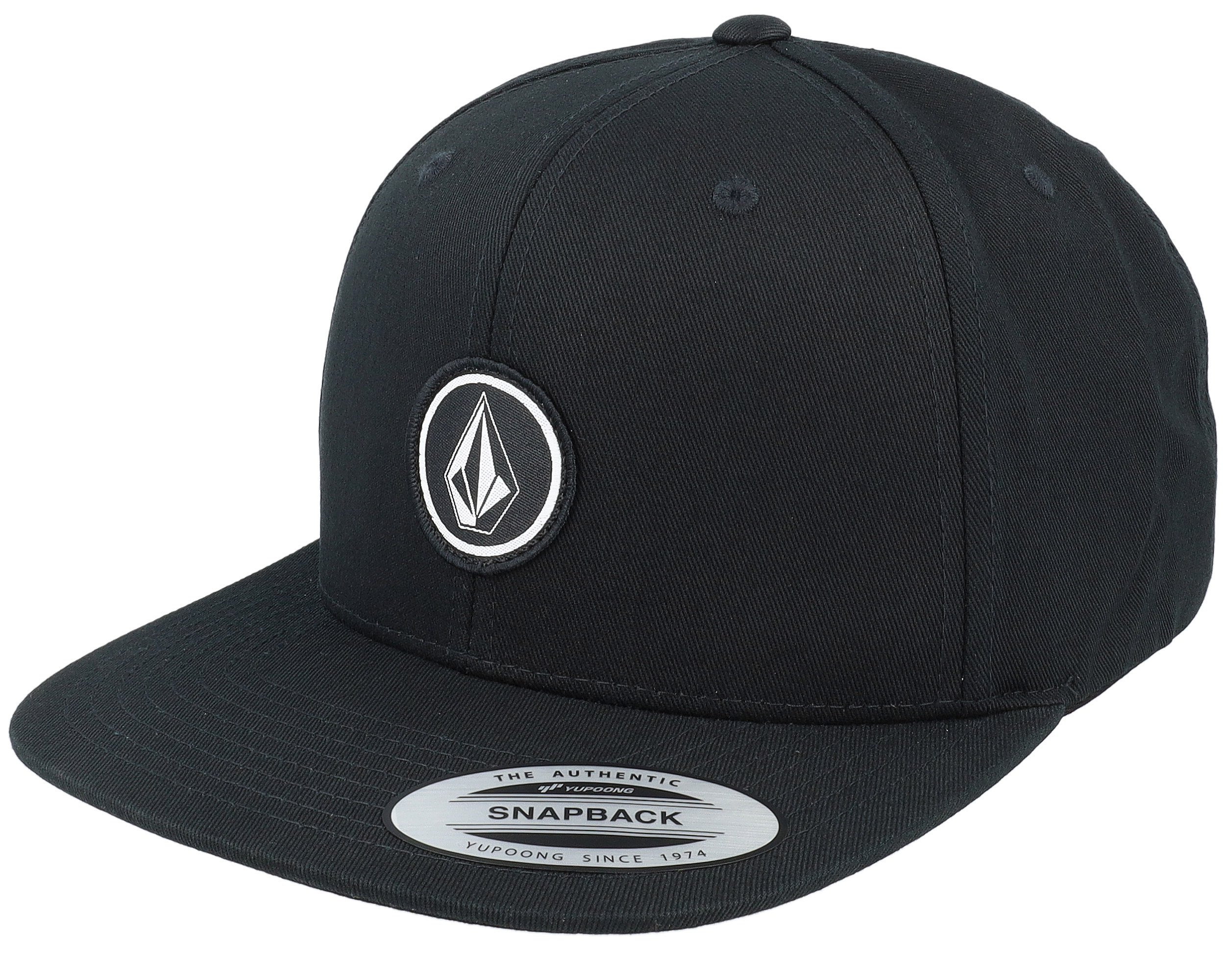 Quarter Twill Black Snapback Volcom