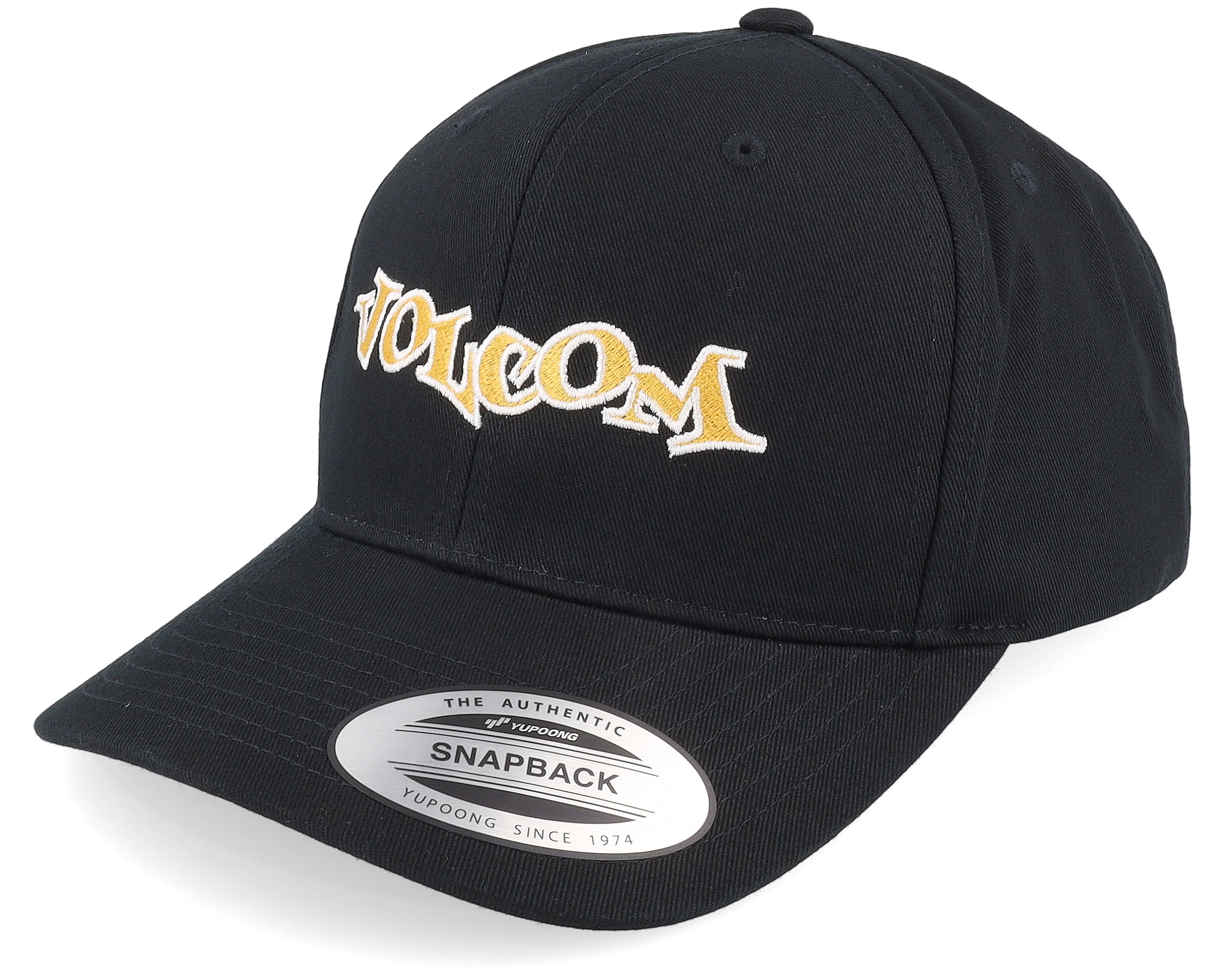 Caps Demo Rinsed Black Adjustable - Volcom