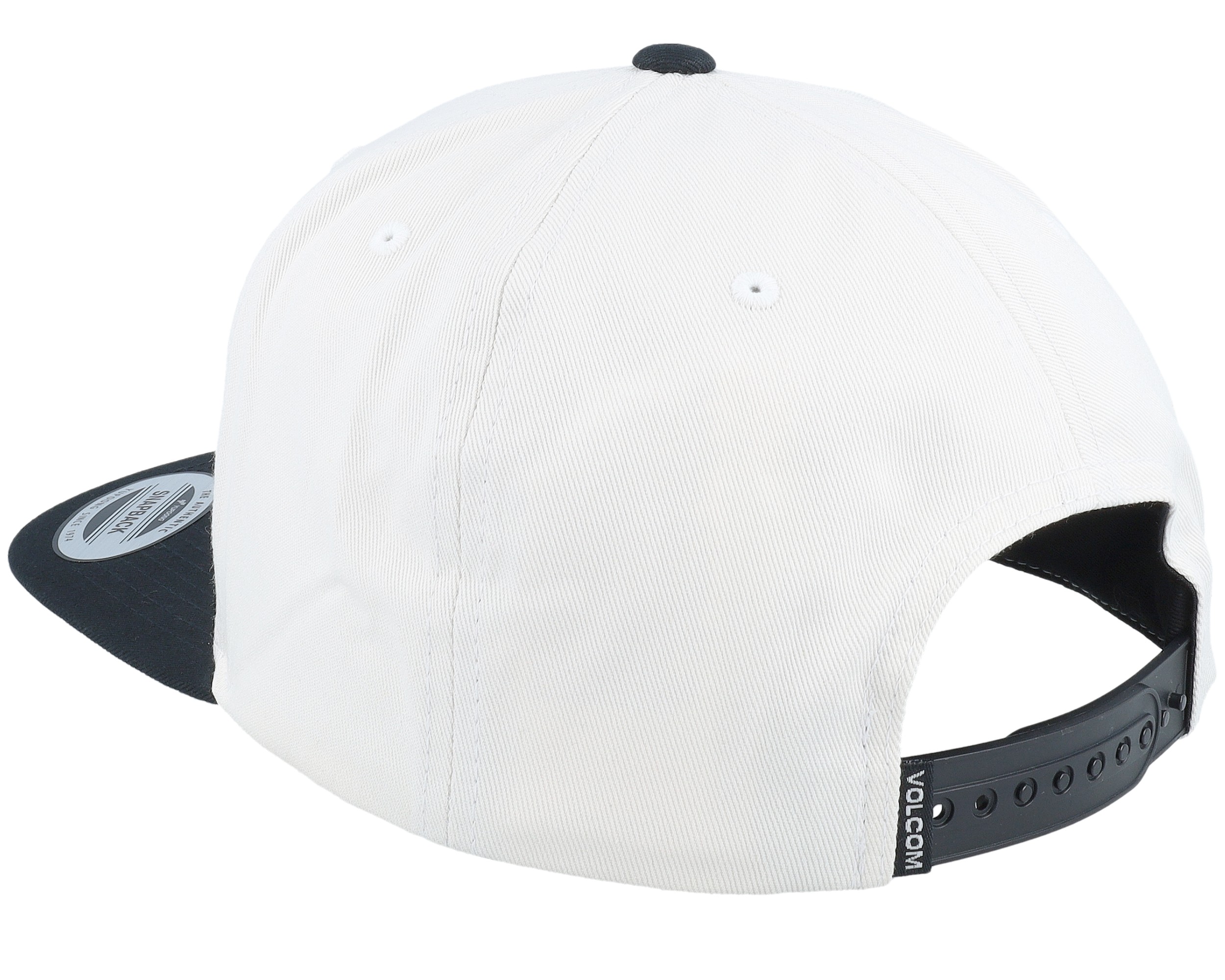 Quarter Twill White/Black Snapback
