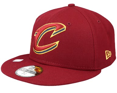 Cleveland Cavaliers NBA 21 Back Half 59FIFTY Burgundy Fitted - New Era