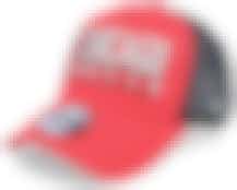Chicago Bulls Wordmark Graphic Red/Black Trucker - New Era