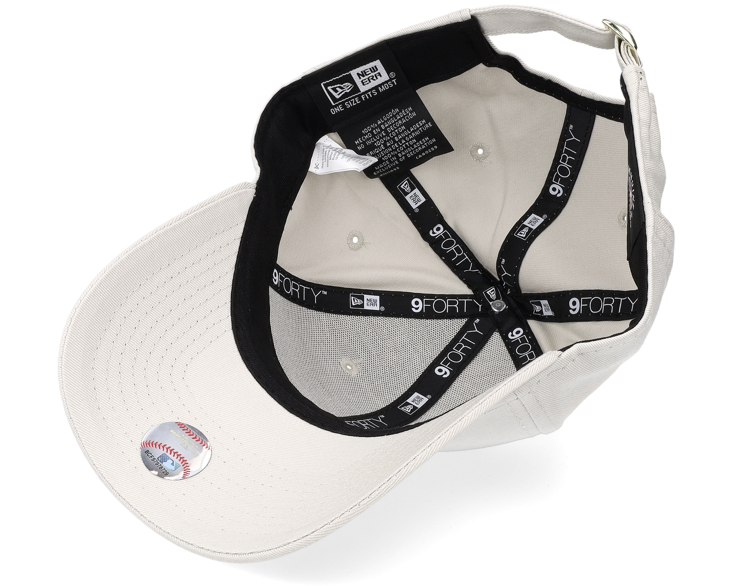 New York Yankees Womens Metallic Logo 9FORTY Stone