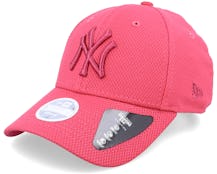 New York Yankees Womens Diamond Era 9FORTY Bright Pink Adjustable - New Era