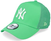 New York Yankees Tonal Mesh Green Trucker - New Era
