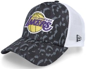 Los Angeles Lakers Seasonal Black Camo Trucker