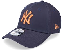 New York Yankees League Essential 9FORTY Navy/Toffee Adjustable - New Era