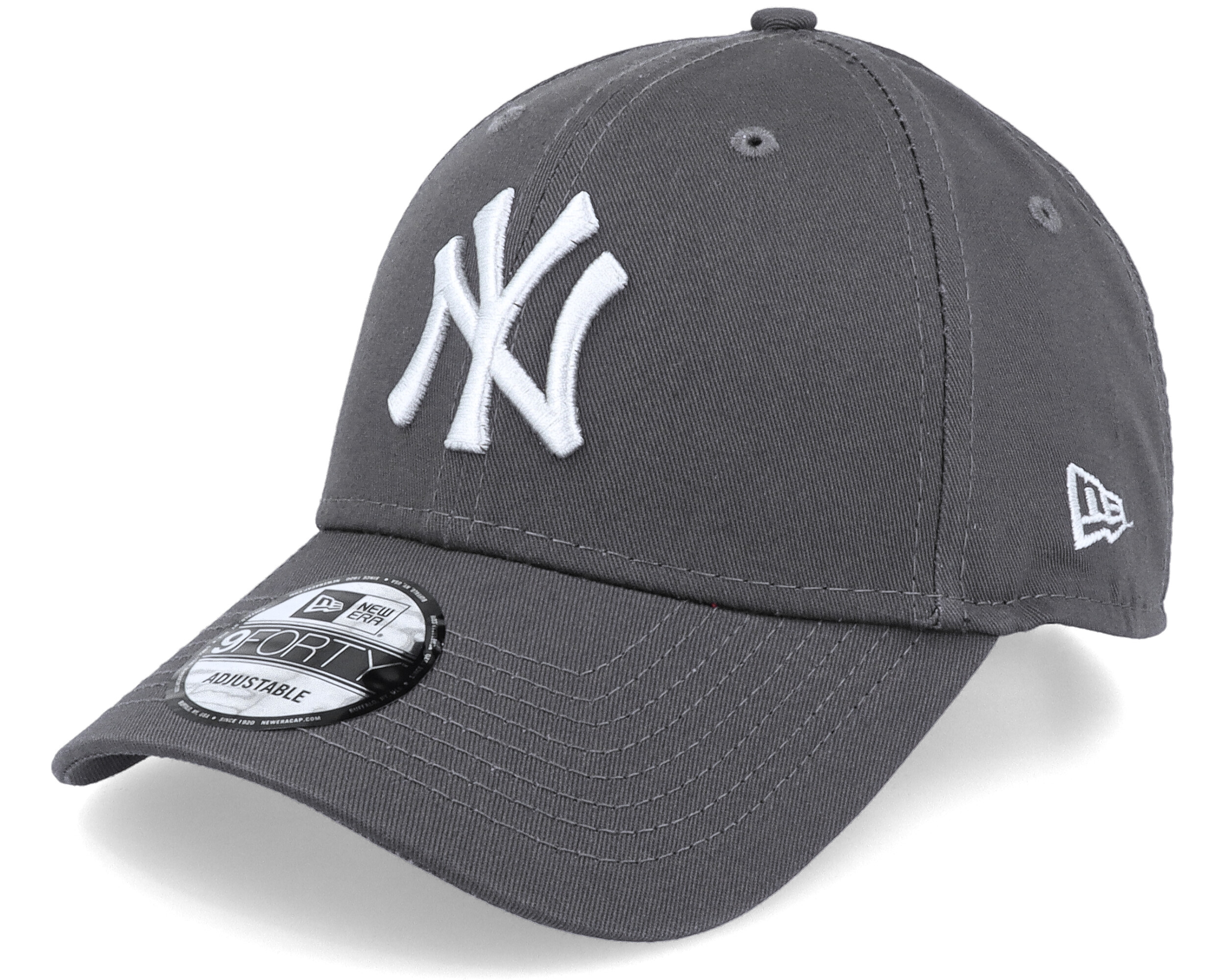 New York Yankees League Essential 9FORTY Dark Grey Adjustable New Era