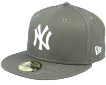 New York Yankees League Essential 59FIFTY November Green/White Fitted - New Era