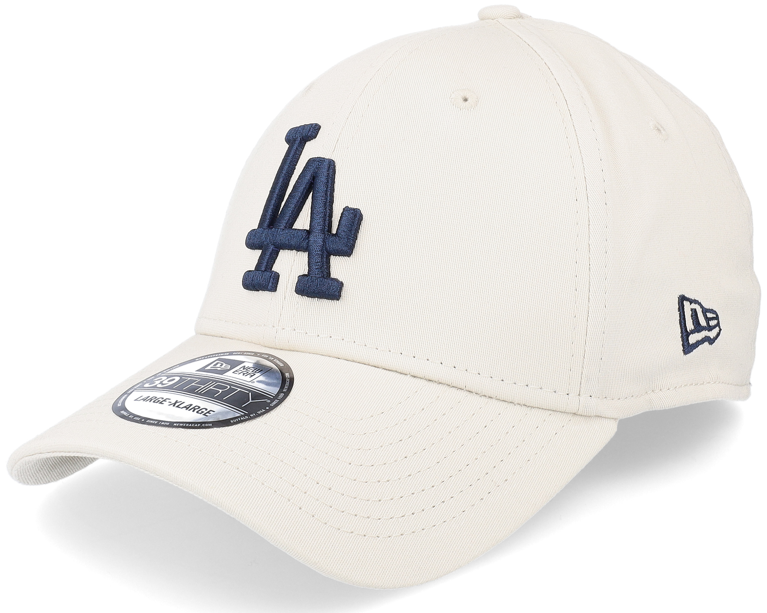 New Era Black League Essential 39THIRTY Los Angeles Dodgers Adjustable Cap