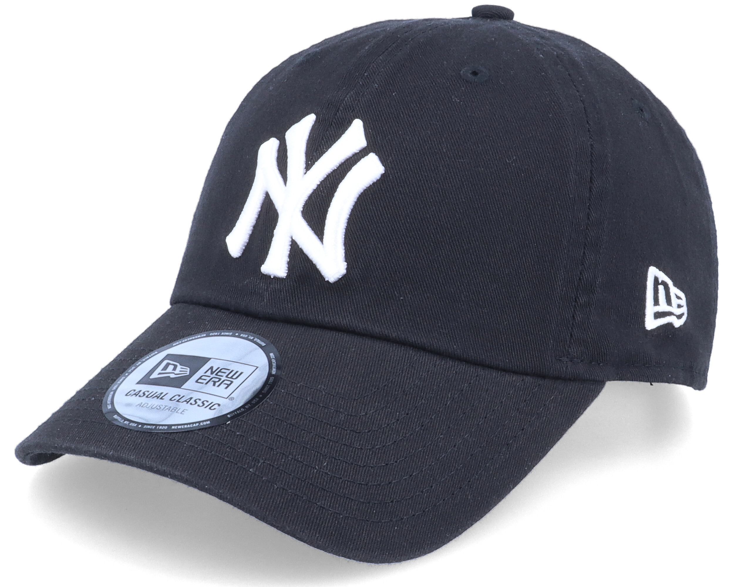 New York Yankees League Essential 9TWENTY Black Dad Cap - New Era cap ...