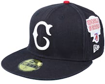 Cincinnati Reds Cooperstown Patch 59FIFTY Black Fitted - New Era