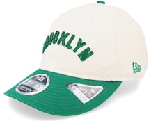 Brooklyn Dodgers Cooperstown 9FIFTY Natural/Green Dad Cap - New Era