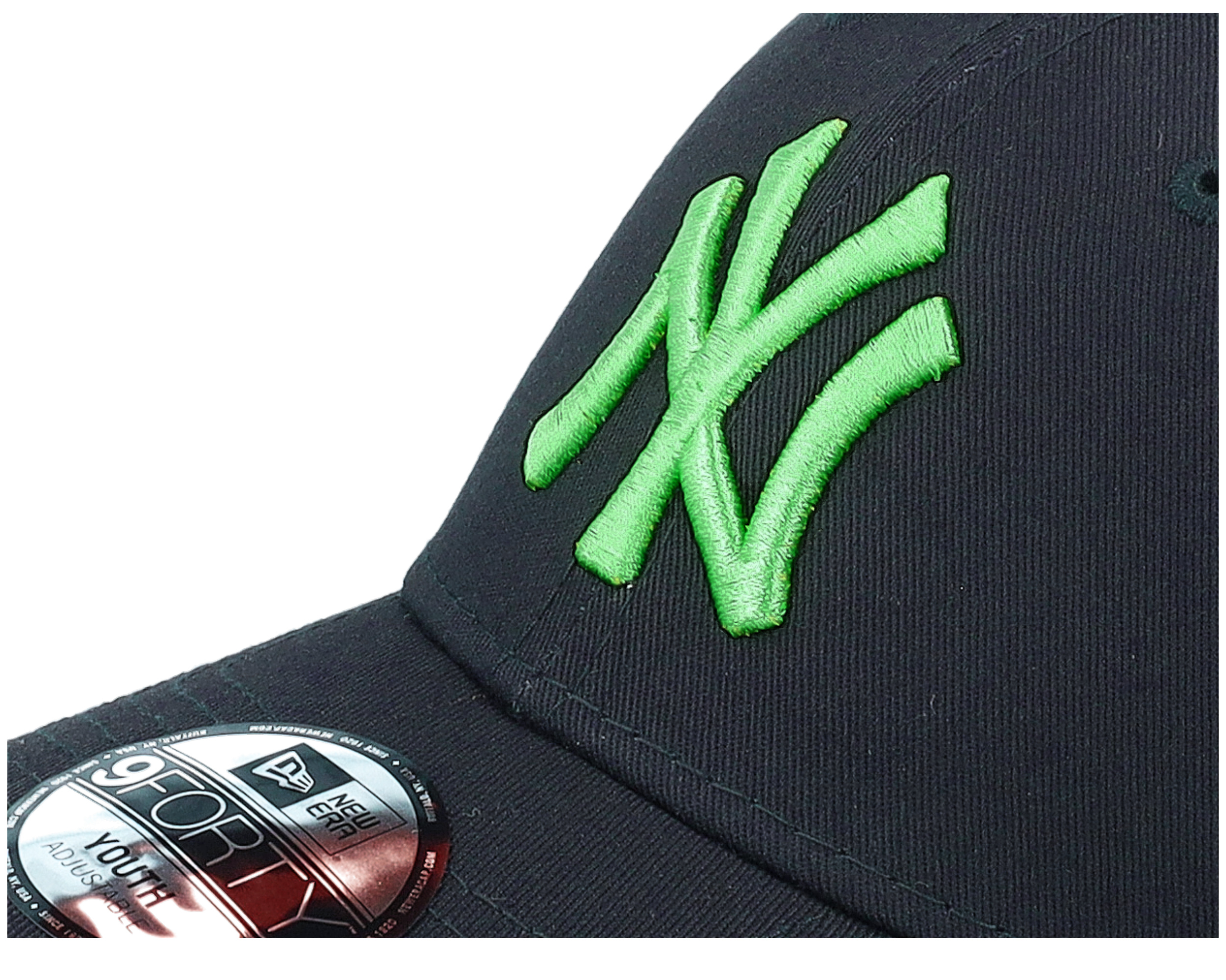 Kids New York Yankees League Essential 9FORTY Black/Green