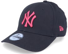 Kids New York Yankees League Essential 9Forty Black/Pink Adjustable - New Era