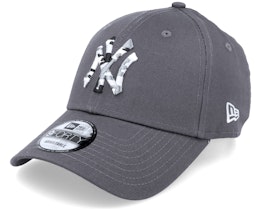 New York Yankees Camo Infill 9FORTY Charcoal Adjustable - New Era